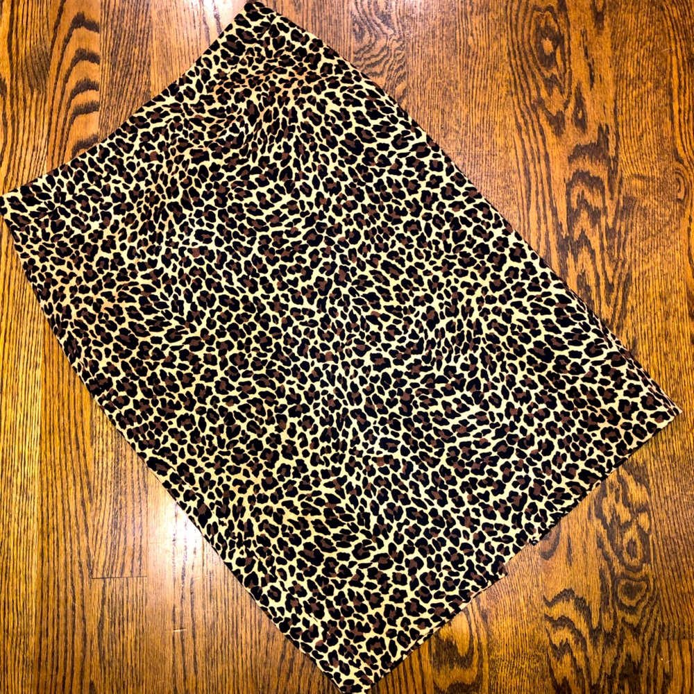 J. Crew Leopard Skirt